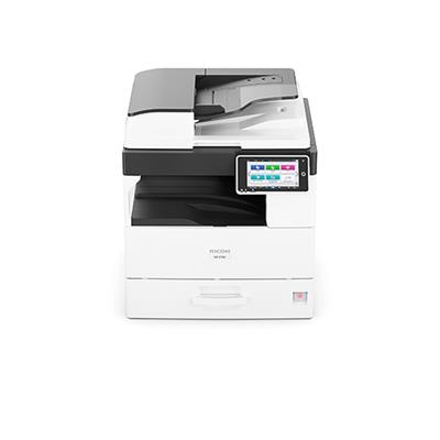 Stampante Laser Compatta Su Scrivania Nera Con Sfondo Blu Fotografia Stock  - Immagine di scanner, nero: 225508172