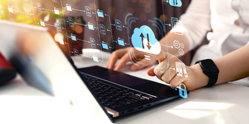 Security & Print - Laptop with icons - Image 504 x 252 Security & Print - Laptop with icons - Image 504 x 252