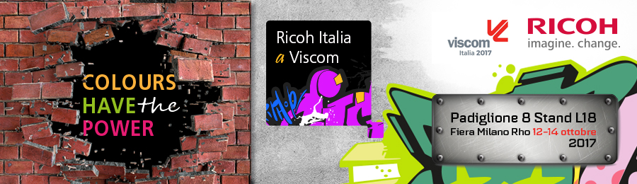 Viscom Italia 2017: idee, creatività e applicazioni protagoniste allo stand Ricoh