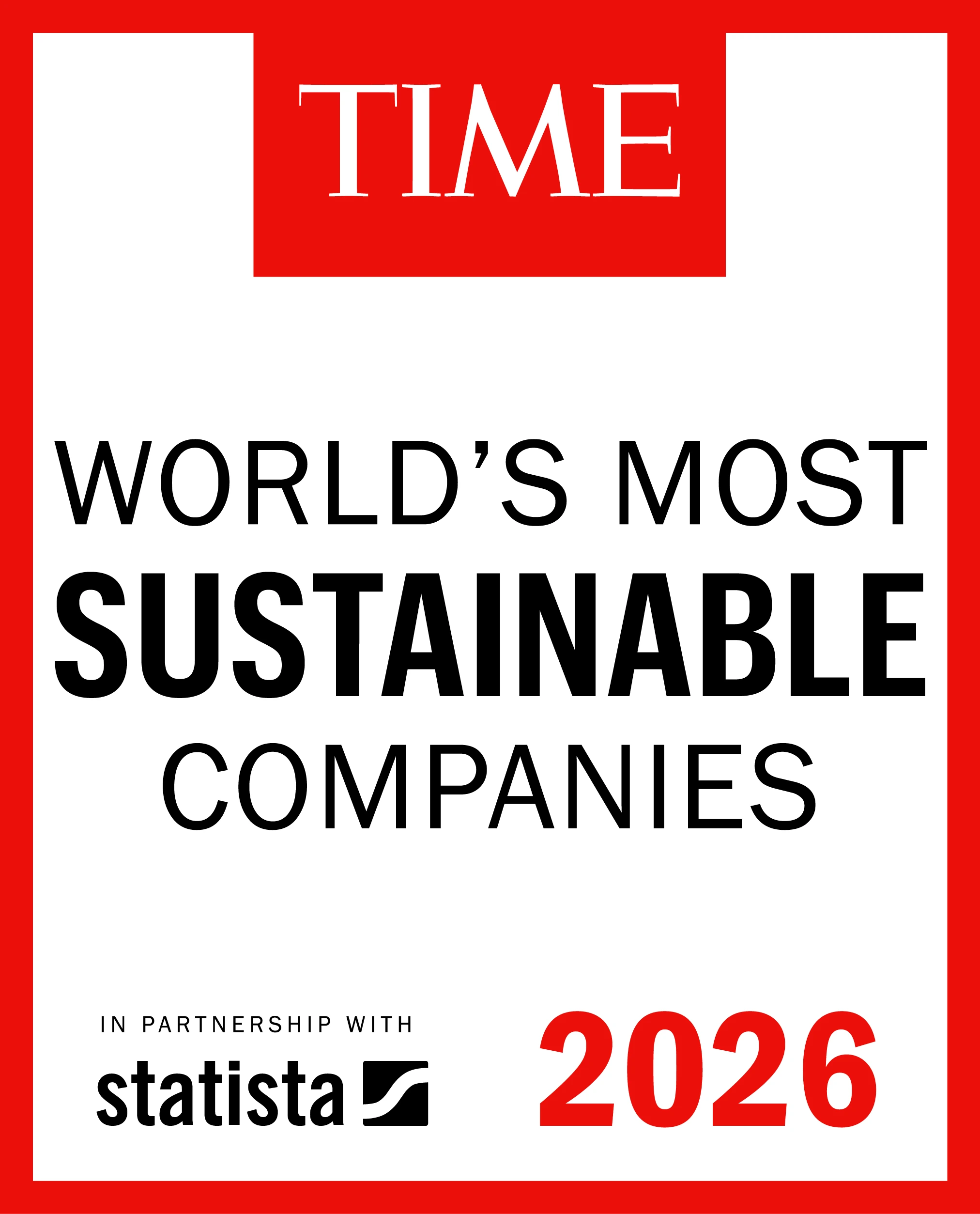 Ricoh si conferma per il terzo anno consecutivo nella classifica TIME delle aziende più sostenibili al mondo 2026.
