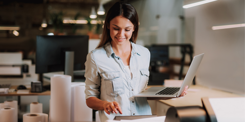 Invio semplice ed intuitivo dei lavori per controllare i costi di stampa